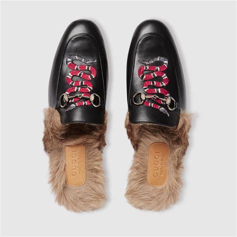 gucci snake mules|princetown gucci mules.